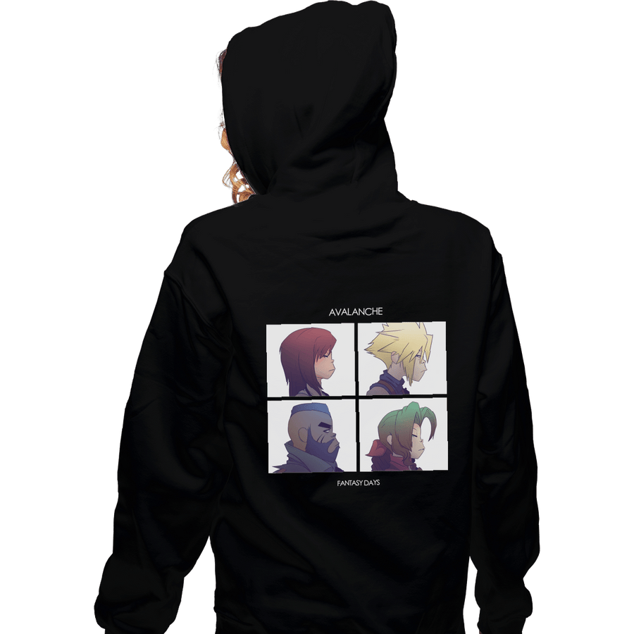 Shirts Zippered Hoodies, Unisex / Small / Black Fantasy Days