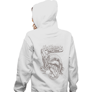 Shirts Zippered Hoodies, Unisex / Small / White Hufflepuff Don't Care