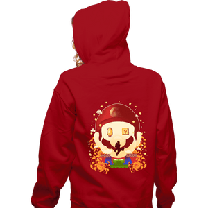 Daily_Deal_Shirts Zippered Hoodies, Unisex / Small / Red Mario Memories