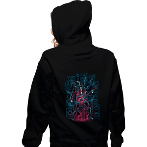 Daily_Deal_Shirts Zippered Hoodies, Unisex / Small / Black In The Face Of Evil