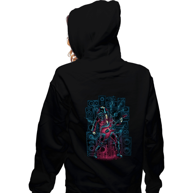 Daily_Deal_Shirts Zippered Hoodies, Unisex / Small / Black In The Face Of Evil