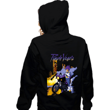 Load image into Gallery viewer, Shirts Zippered Hoodies, Unisex / Small / Black Purple Vegeta
