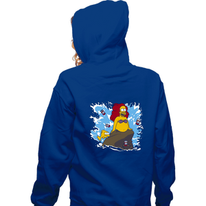 Shirts Zippered Hoodies, Unisex / Small / Royal Blue The Little Beerman