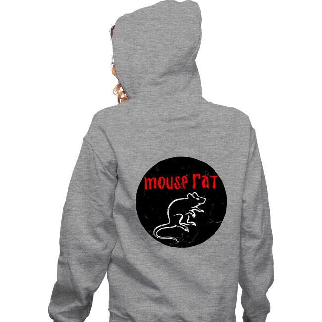 Secret_Shirts Zippered Hoodies, Unisex / Small / Sports Grey Mouse Rat
