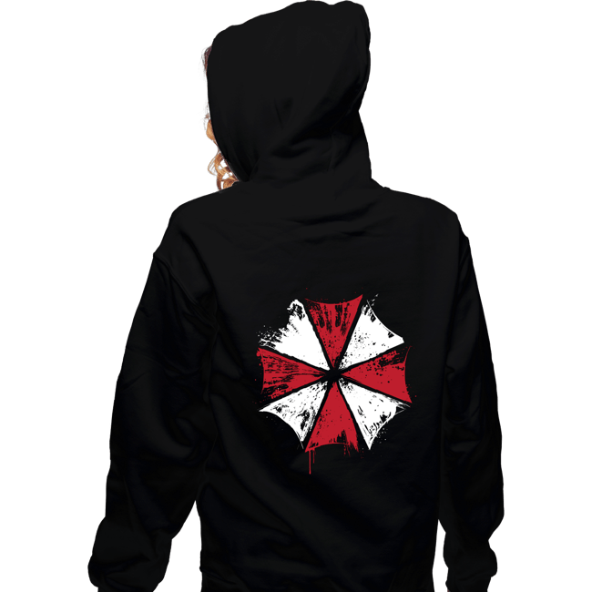 Secret_Shirts Zippered Hoodies, Unisex / Small / Black The Umbrella Corp