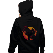 Load image into Gallery viewer, Secret_Shirts Zippered Hoodies, Unisex / Small / Black Protector Of Worlds
