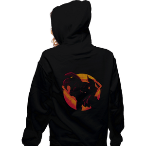 Secret_Shirts Zippered Hoodies, Unisex / Small / Black Protector Of Worlds