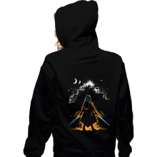 Load image into Gallery viewer, Daily_Deal_Shirts Zippered Hoodies, Unisex / Small / Black Twin Blade Fulcrum
