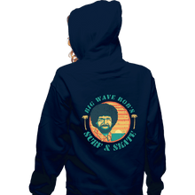 Load image into Gallery viewer, Shirts Zippered Hoodies, Unisex / Small / Navy Big Wave Bob
