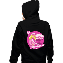 Load image into Gallery viewer, Daily_Deal_Shirts Zippered Hoodies, Unisex / Small / Black Barbenheimer Bomb
