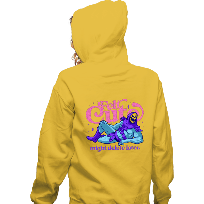 Daily_Deal_Shirts Zippered Hoodies, Unisex / Small / White Felt Cute