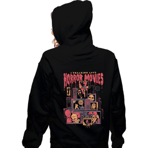 Shirts Zippered Hoodies, Unisex / Small / Black Horror Movies