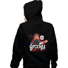 Load image into Gallery viewer, Shirts Zippered Hoodies, Unisex / Small / Black Heartthrob Ash
