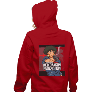 Shirts Zippered Hoodies, Unisex / Small / Red Red Dragon Redemption