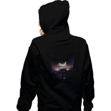 Load image into Gallery viewer, Secret_Shirts Zippered Hoodies, Unisex / Small / Black Moon Chaser Secret Sale
