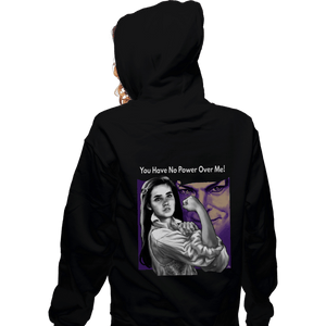 Secret_Shirts Zippered Hoodies, Unisex / Small / Black No Power Over Me Secret Sale