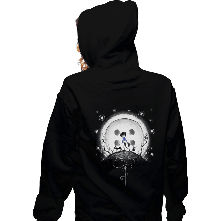 Shirts Zippered Hoodies, Unisex / Small / Black Behind The Door