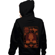 Load image into Gallery viewer, Daily_Deal_Shirts Zippered Hoodies, Unisex / Small / Black Donkey Kong Model Sprue
