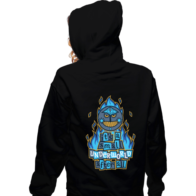 Daily_Deal_Shirts Zippered Hoodies, Unisex / Small / Black Small Underworld
