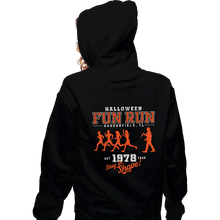 Load image into Gallery viewer, Daily_Deal_Shirts Zippered Hoodies, Unisex / Small / Black Halloween Fun Run
