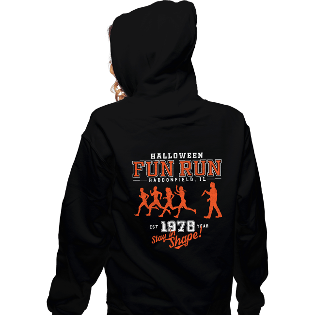Daily_Deal_Shirts Zippered Hoodies, Unisex / Small / Black Halloween Fun Run