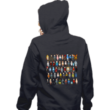 Load image into Gallery viewer, Secret_Shirts Zippered Hoodies, Unisex / Small / Dark Heather 53 Bobby
