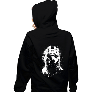 Daily_Deal_Shirts Zippered Hoodies, Unisex / Small / Black Friday Splatter