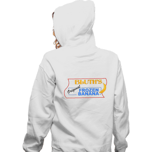 Secret_Shirts Zippered Hoodies, Unisex / Small / White Bluth Bananas