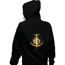 Load image into Gallery viewer, Daily_Deal_Shirts Zippered Hoodies, Unisex / Small / Black Tarnished Glow
