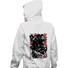 Load image into Gallery viewer, Daily_Deal_Shirts Zippered Hoodies, Unisex / Small / White Lone Wolf Mando
