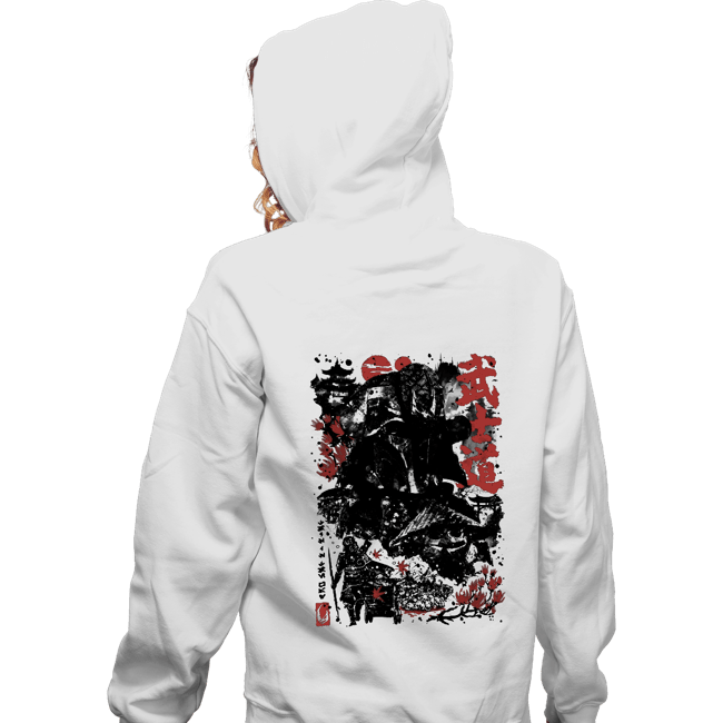 Daily_Deal_Shirts Zippered Hoodies, Unisex / Small / White Lone Wolf Mando