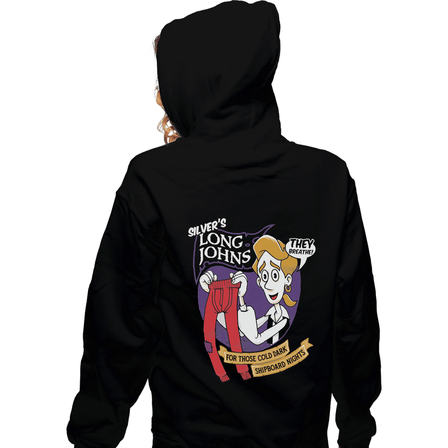 Shirts Zippered Hoodies, Unisex / Small / Black Silver's Long Johns