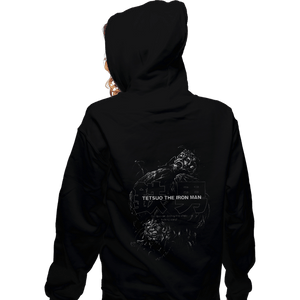 Secret_Shirts Zippered Hoodies, Unisex / Small / Black Tetsuo The Iron Man