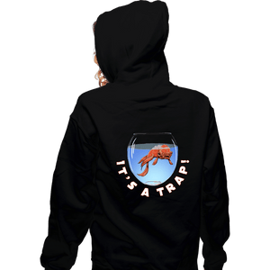 Shirts Zippered Hoodies, Unisex / Small / Black Trap Bowl