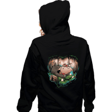 Load image into Gallery viewer, Secret_Shirts Zippered Hoodies, Unisex / Small / Black The Forest Dreamers
