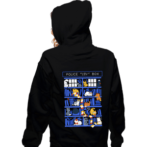 Secret_Shirts Zippered Hoodies, Unisex / Small / Black The Library Box