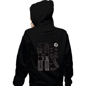 Daily_Deal_Shirts Zippered Hoodies, Unisex / Small / Black Darkside Schematics