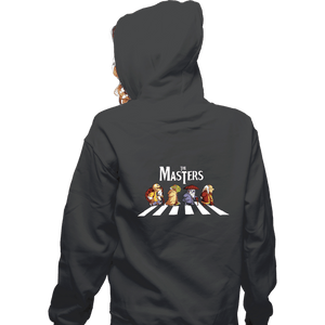 Daily_Deal_Shirts Zippered Hoodies, Unisex / Small / Dark Heather The Masters