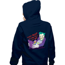 Load image into Gallery viewer, Secret_Shirts Zippered Hoodies, Unisex / Small / Navy Can&#39;t Sleep Clowns Will Eat Me
