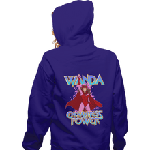 Load image into Gallery viewer, Shirts Zippered Hoodies, Unisex / Small / Violet Scarlet Witch Wanda
