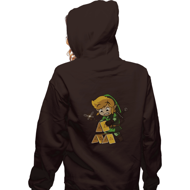 Shirts Zippered Hoodies, Unisex / Small / Dark Chocolate Tri-House Of Cards