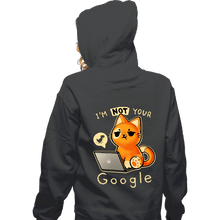 Load image into Gallery viewer, Daily_Deal_Shirts Zippered Hoodies, Unisex / Small / Dark Heather Not Your Google
