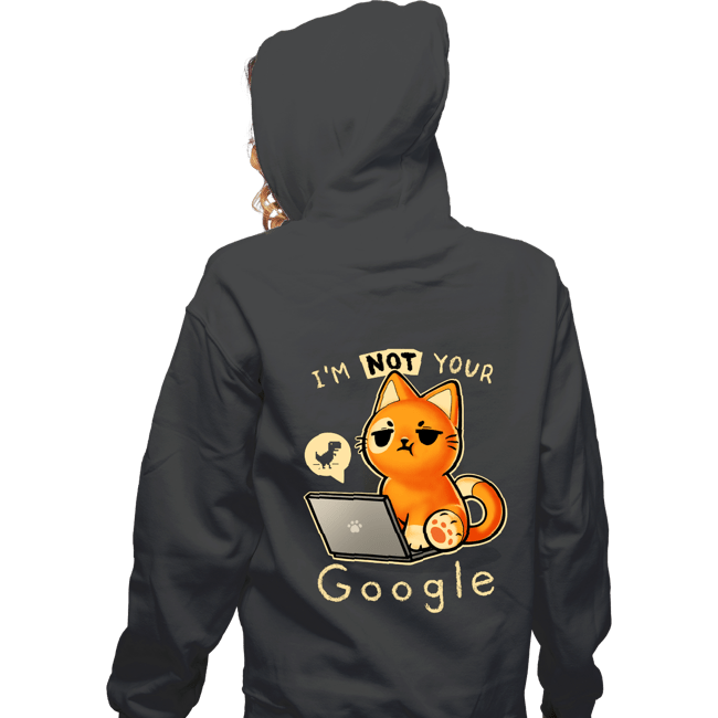 Daily_Deal_Shirts Zippered Hoodies, Unisex / Small / Dark Heather Not Your Google