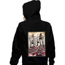 Load image into Gallery viewer, Daily_Deal_Shirts Zippered Hoodies, Unisex / Small / Black Defending The Wall
