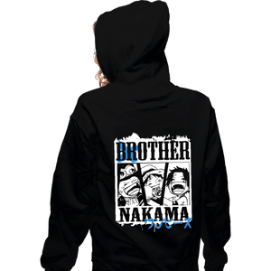 Shirts Zippered Hoodies, Unisex / Small / Black Brother Nakama