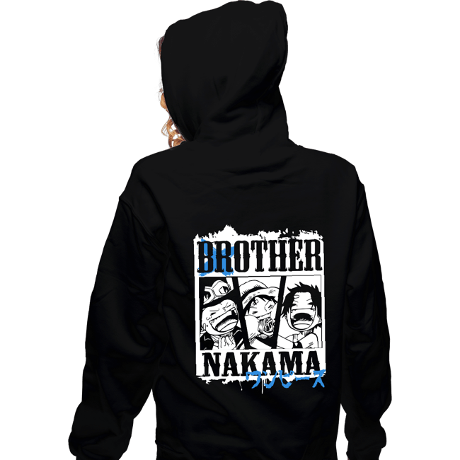 Shirts Zippered Hoodies, Unisex / Small / Black Brother Nakama