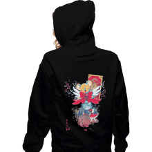 Load image into Gallery viewer, Shirts Pullover Hoodies, Unisex / Small / Black Sakura Spring
