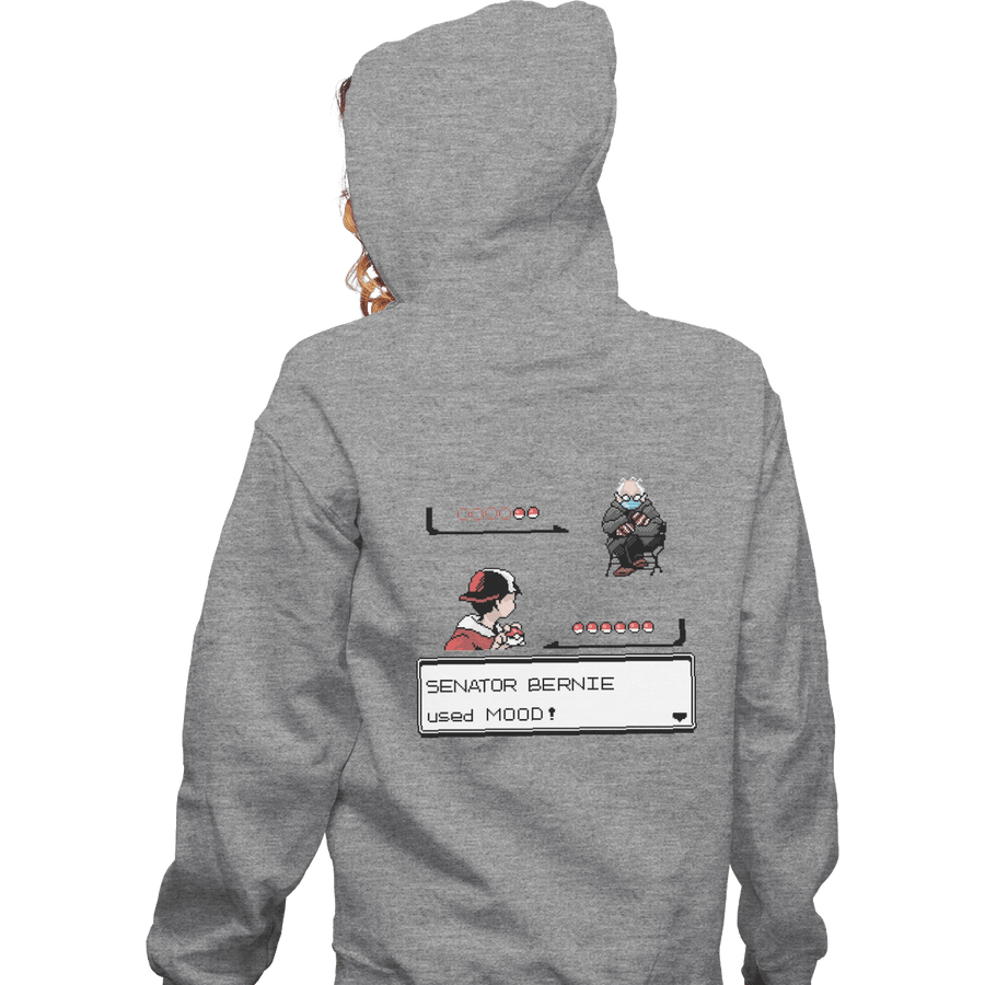 Shirts Zippered Hoodies, Unisex / Small / Sports Grey Bernie Battle!