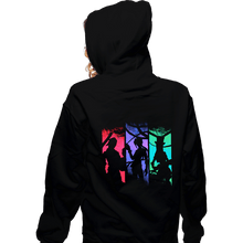 Load image into Gallery viewer, Daily_Deal_Shirts Zippered Hoodies, Unisex / Small / Black Fighting Girls

