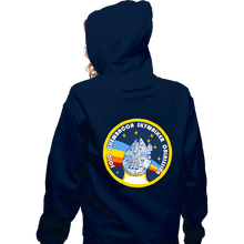 Load image into Gallery viewer, Shirts Zippered Hoodies, Unisex / Small / Navy Millenium Flight Program
